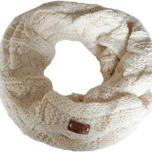 Aran Traditions  Knitted Style Cable Design Snood, Cream,  New With Tags